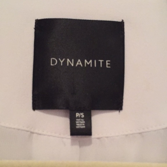 Dynamite White Blazer Size S - Picture 3 of 4
